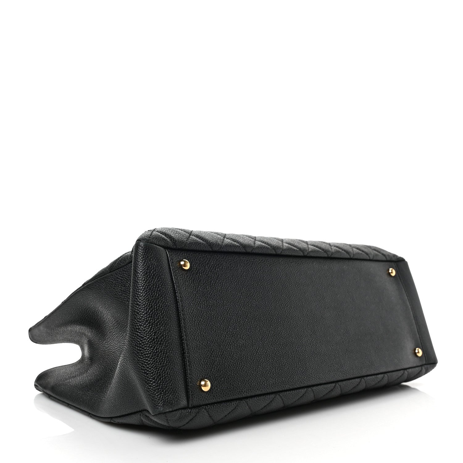 Chanel Caviar Quilted XL Grand Shopping Tote GST Black 4 of 8