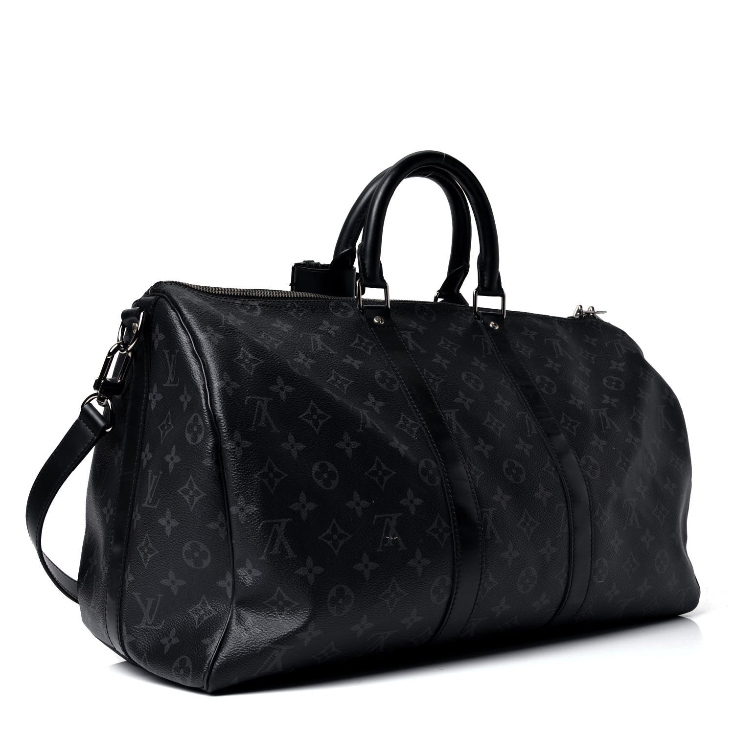 Louis Vuitton Monogram Eclipse Keepall Bandouliere 45 2 of 7
