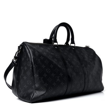 Louis Vuitton Monogram Eclipse Keepall Bandouliere 45 2 of 7
