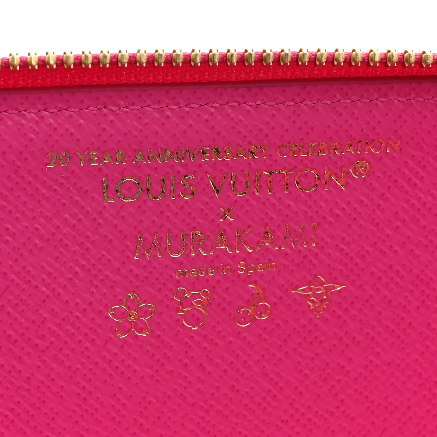 LV X TM Monogram Multicolor Charlotte Pencil Pouch Fuchsia