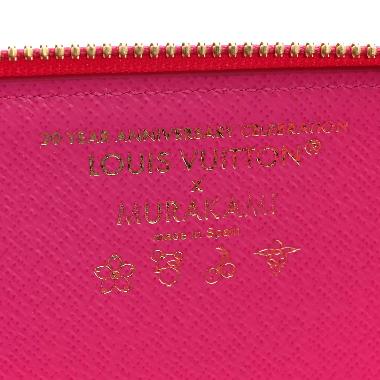 Louis Vuitton LV X TM Monogram Multicolor Charlotte Pencil Pouch Fuchsia 6 of 8
