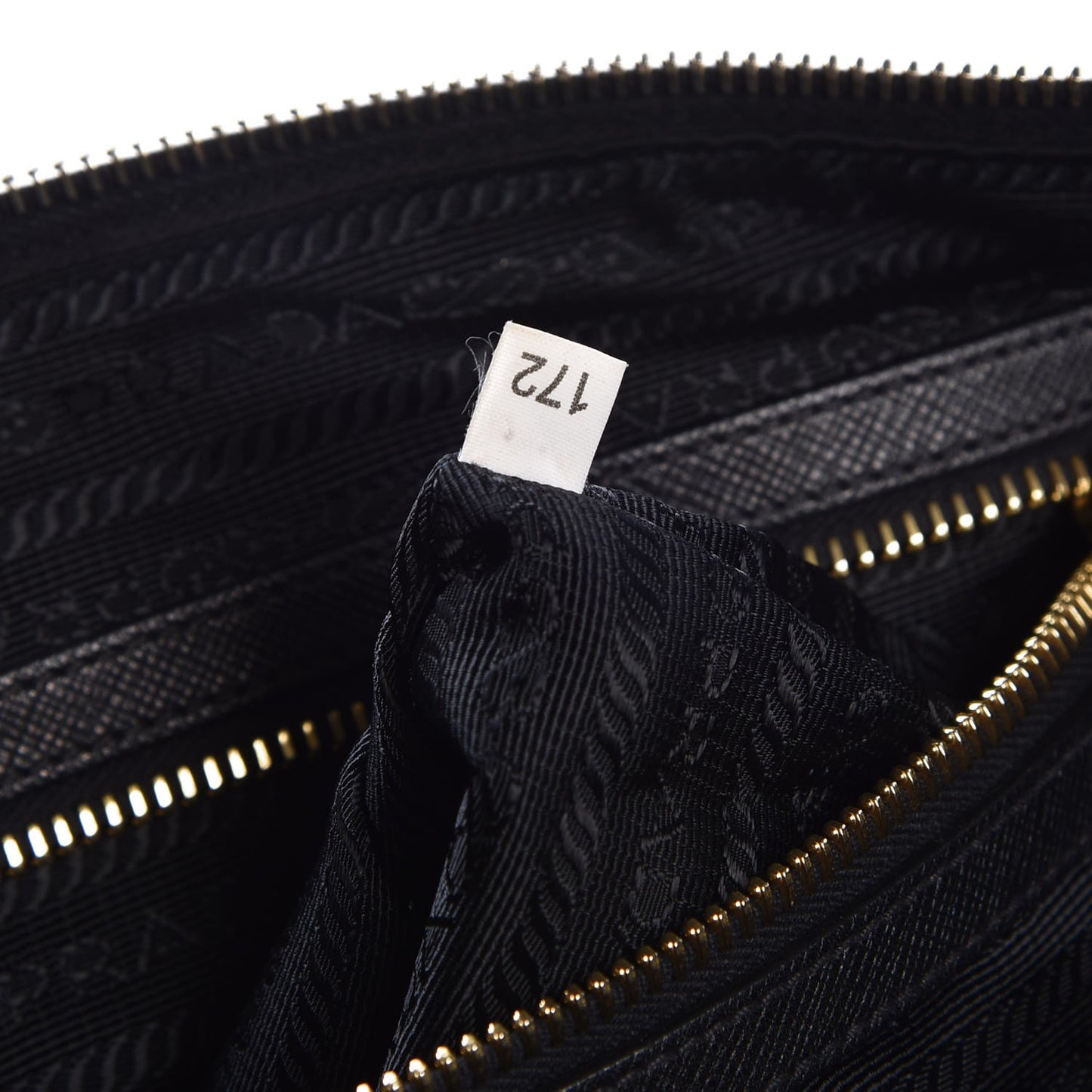 Calfskin Tessuto Nylon Tote Black