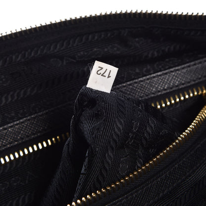 Prada Calfskin Tessuto Nylon Tote Black 8 of 13