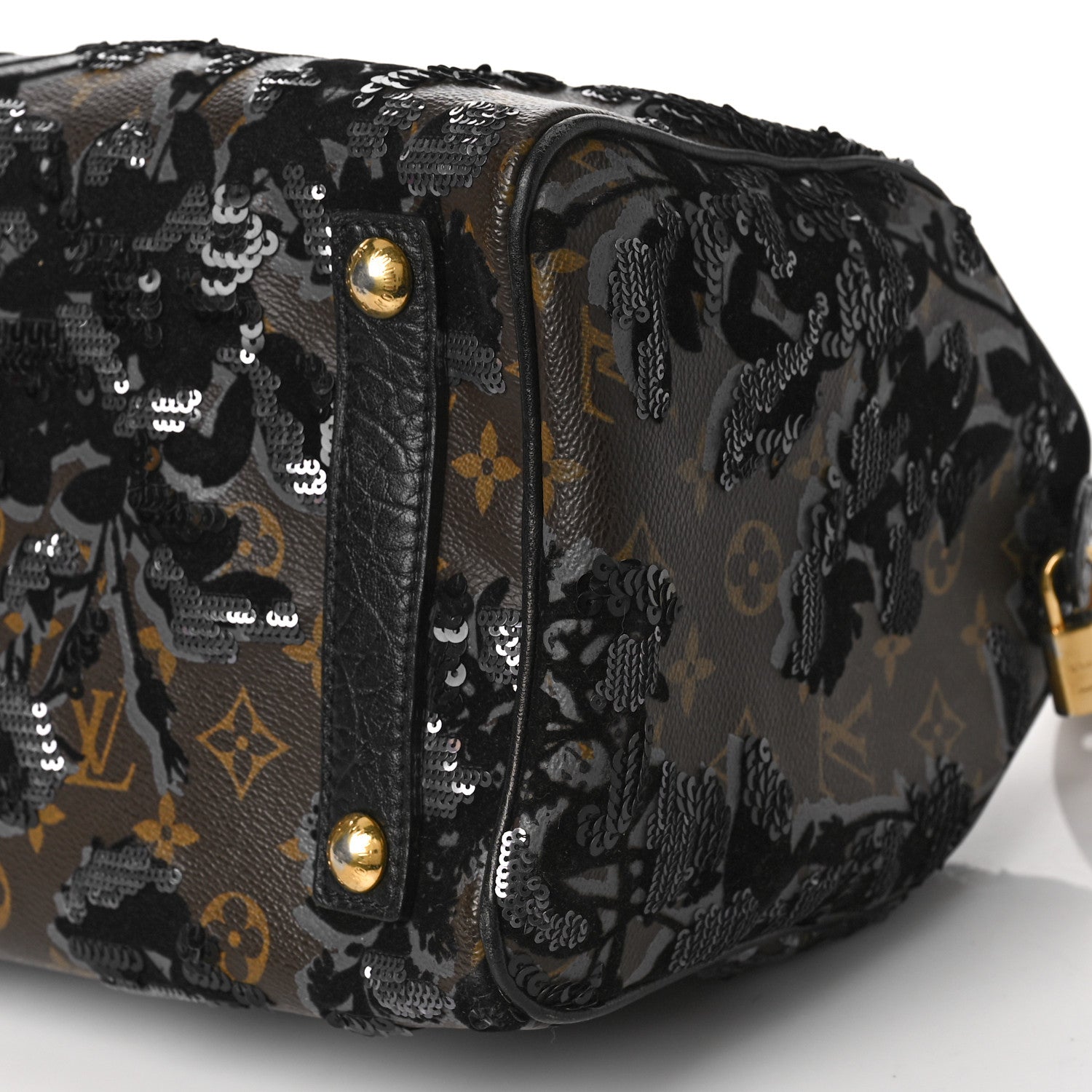 Louis Vuitton Monogram Fleur De Jais Sequins Speedy 30 8 of 14