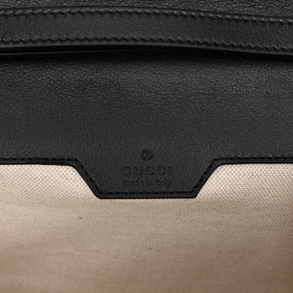 Gucci Wonka Grain Calfskin Mini Diana Bamboo Top Handle Shoulder Bag Black 6 of 9