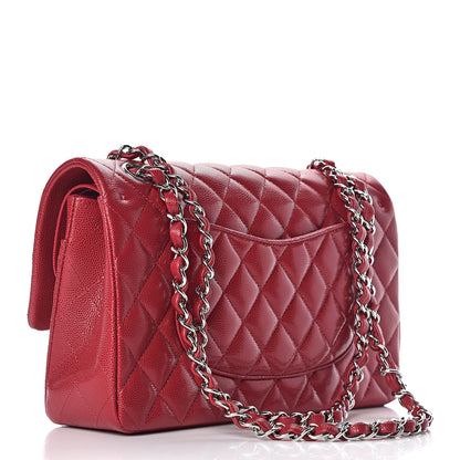 Chanel Caviar Quilted Medium Double Flap Red 3 of 10