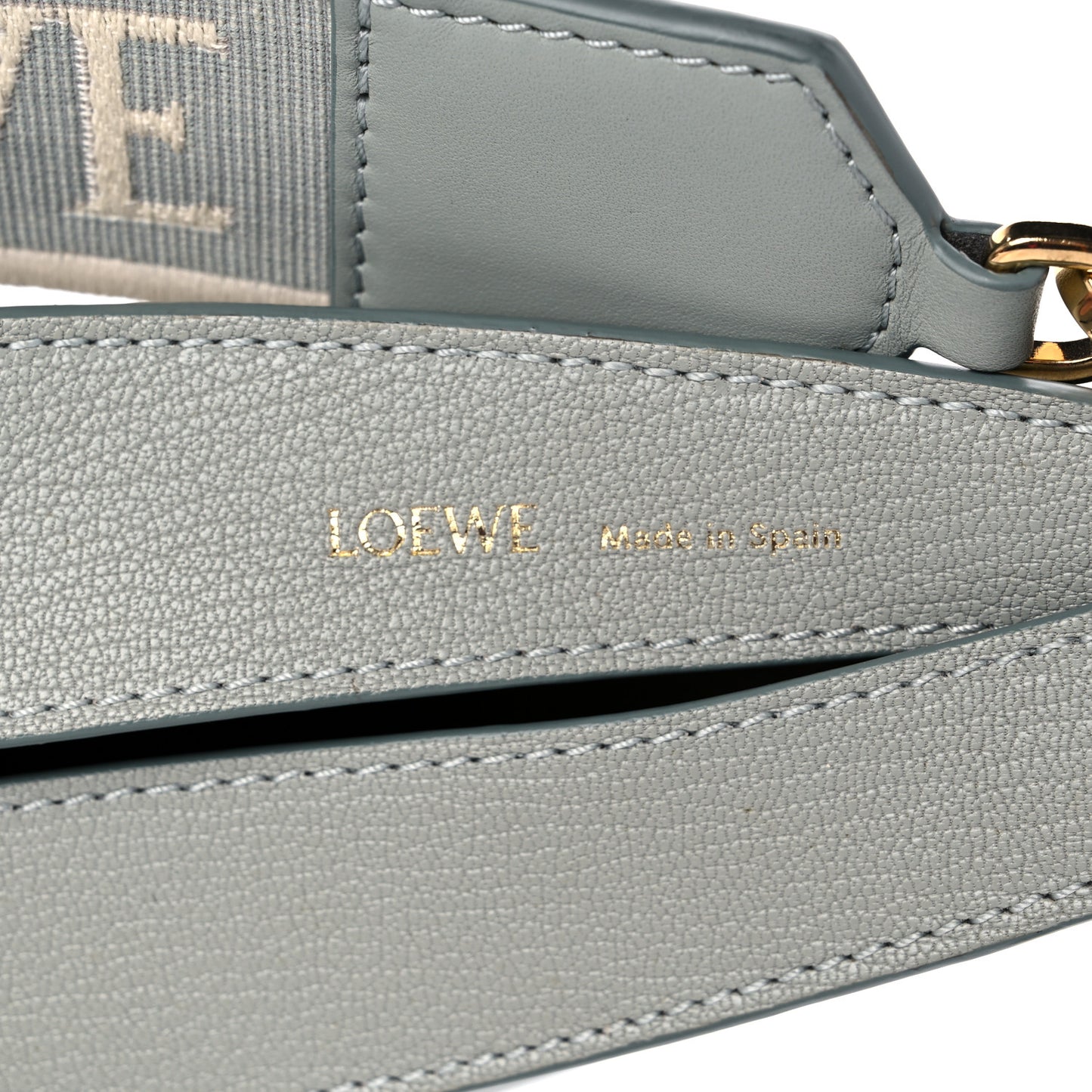 Satin Calfskin Jacquard Luna Bag Ash Grey