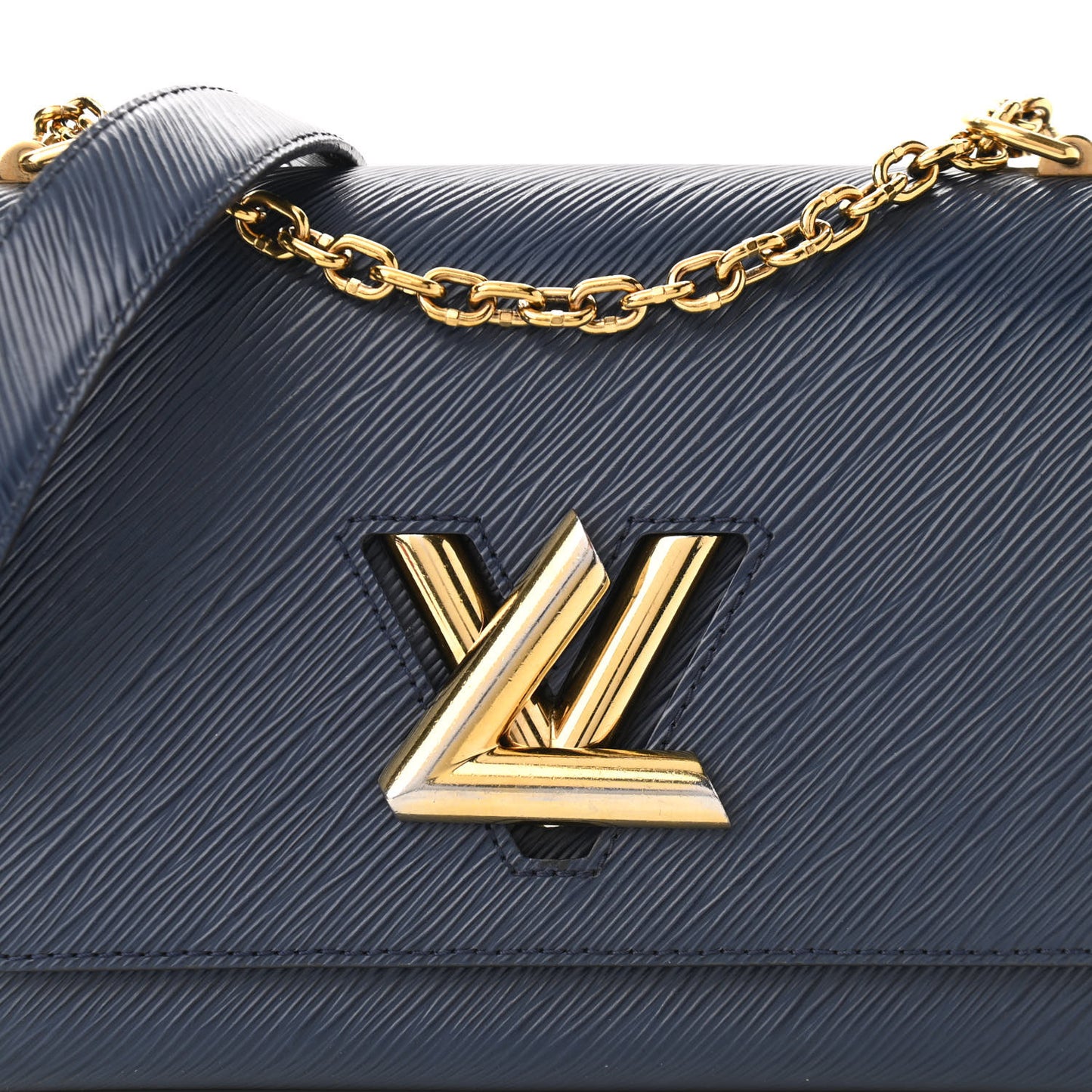 Epi Twist Shoulder Bag MM Navy