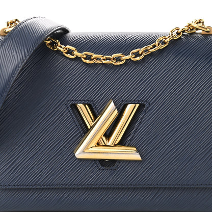 Louis Vuitton Epi Twist Shoulder Bag MM Navy 8 of 10