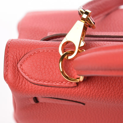 Hermes Togo Kelly Retourne 28 Rouge Pivoine 29 of 35