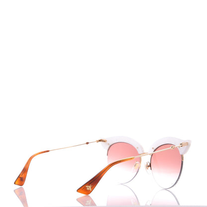 Gucci Pearl Cat Eye Sunglasses GG0212S White 4 of 8