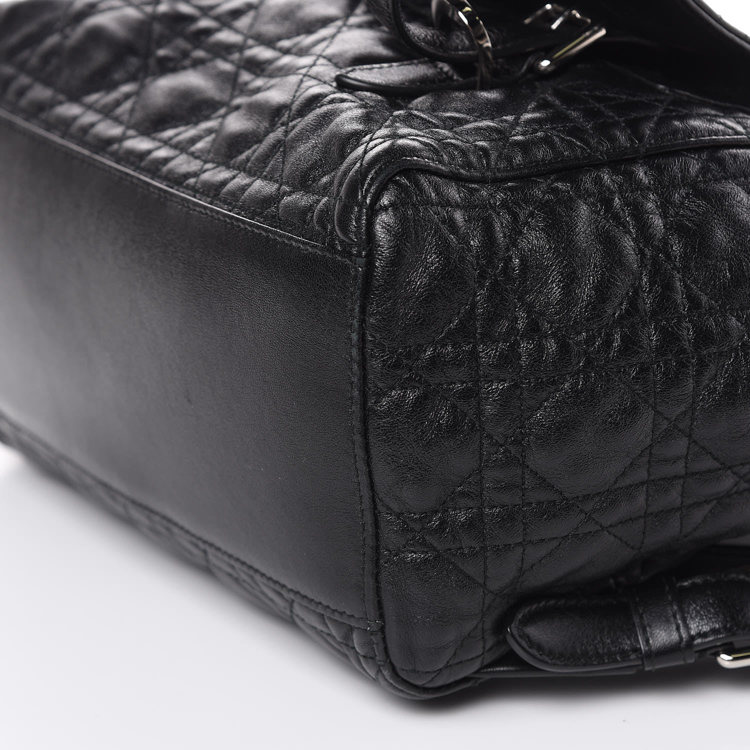Christian Dior Lambskin Cannage Large Stardust Backpack Black 8 of 13