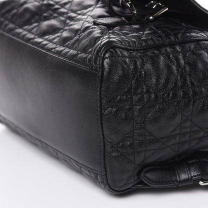 Christian Dior Lambskin Cannage Large Stardust Backpack Black 8 of 13