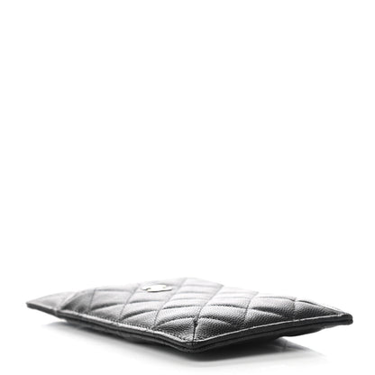 Chanel Caviar Quilted Classic iPhone Pouch Black 4 of 8