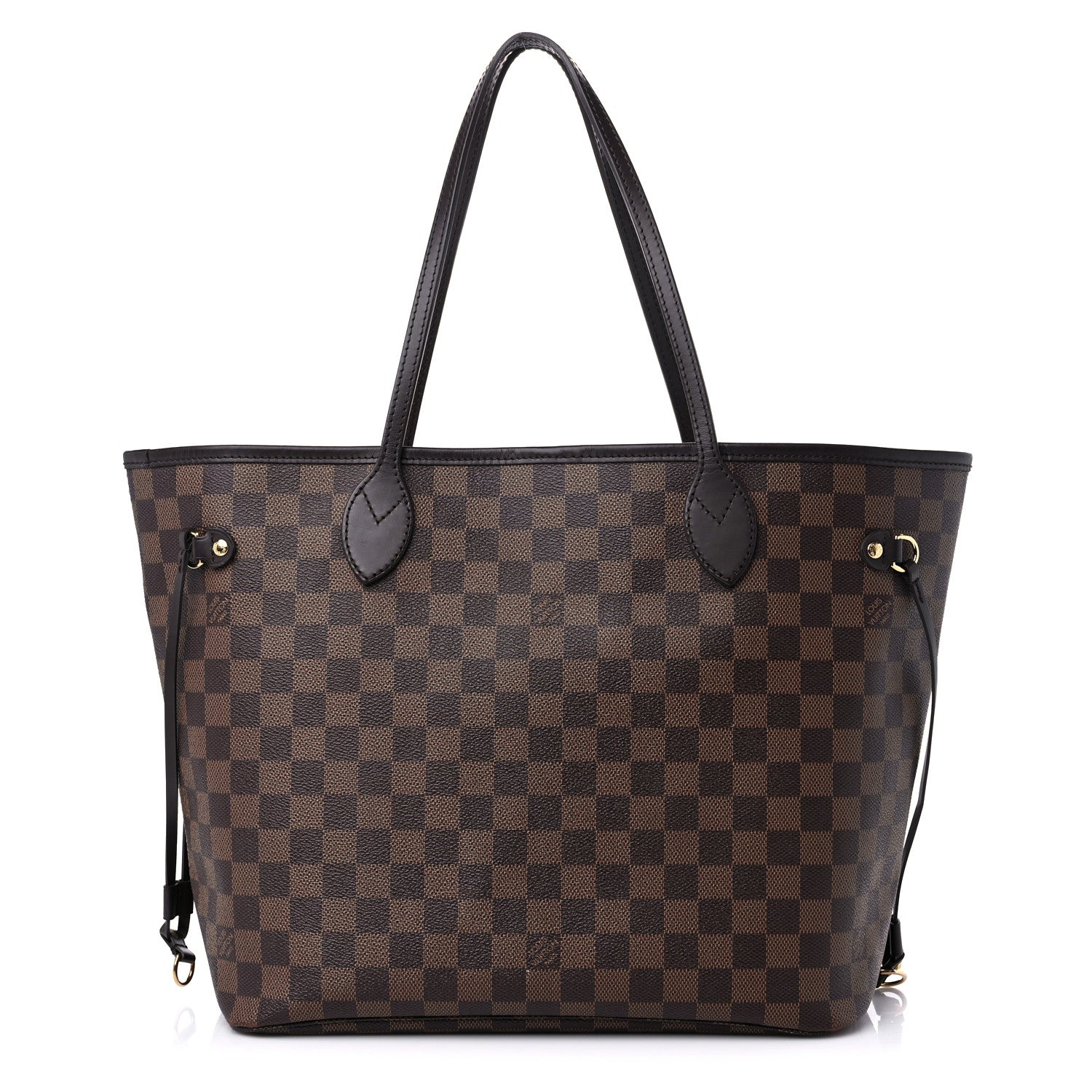 Louis Vuitton Damier Ebene Neo Neverfull MM Rose Ballerine 1 of 15
