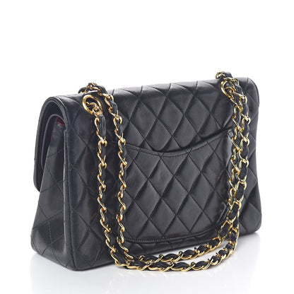 Chanel Lambskin Quilted Small Double Flap Black 3 of 11