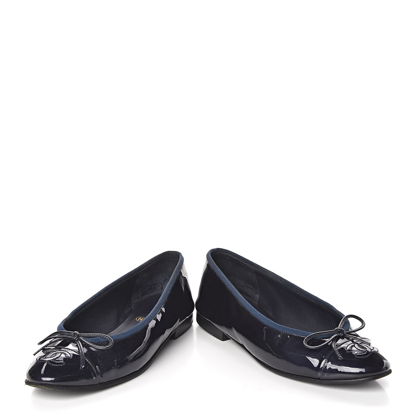 Patent CC Ballerina Flats 35 Navy