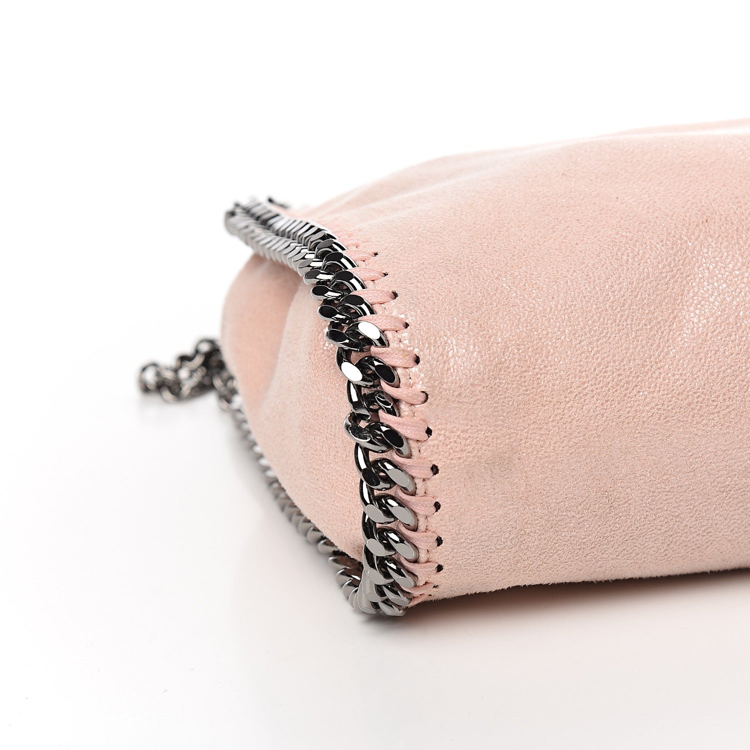 Stella McCartney Shaggy Deer Mini Falabella Fold Over Tote Powder 8 of 10
