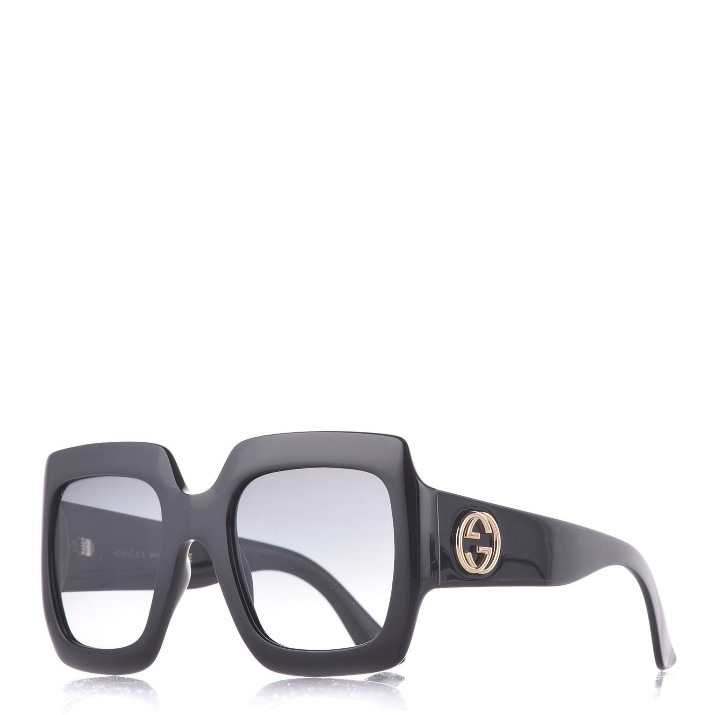 Acetate Square Frame Sunglasses GG0053S Black
