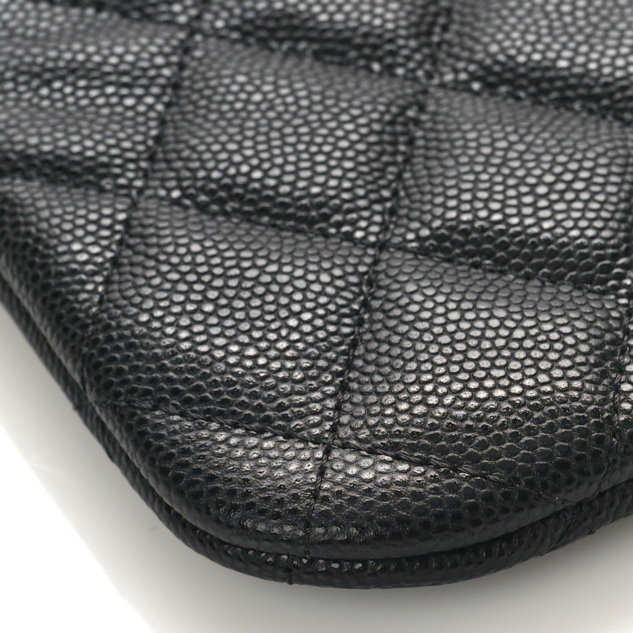 Chanel Caviar Quilted Small Cosmetic Case Black 7 of 9
