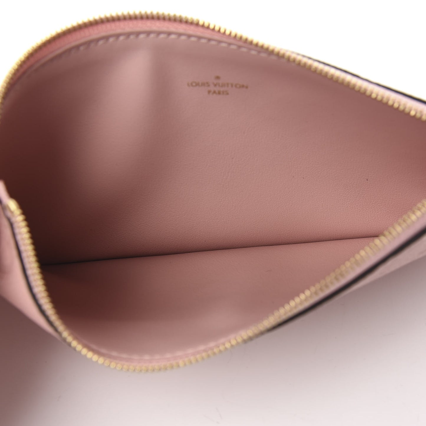 Empreinte Felicie Chain Wallet Zippered Insert Rose Poudre