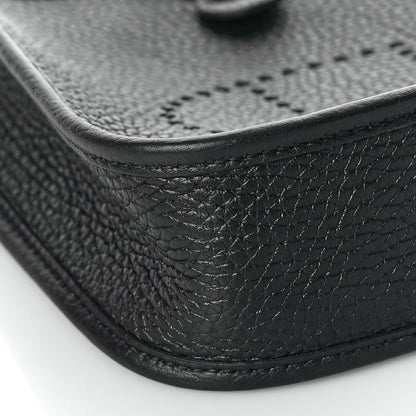 Hermes Taurillon Clemence Evelyne TPM Black 7 of 10