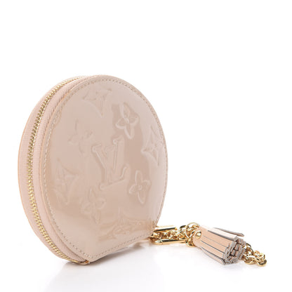 Louis Vuitton Vernis Animania Oiseau Songbird Coin Purse Rose Florentin 3 of 6