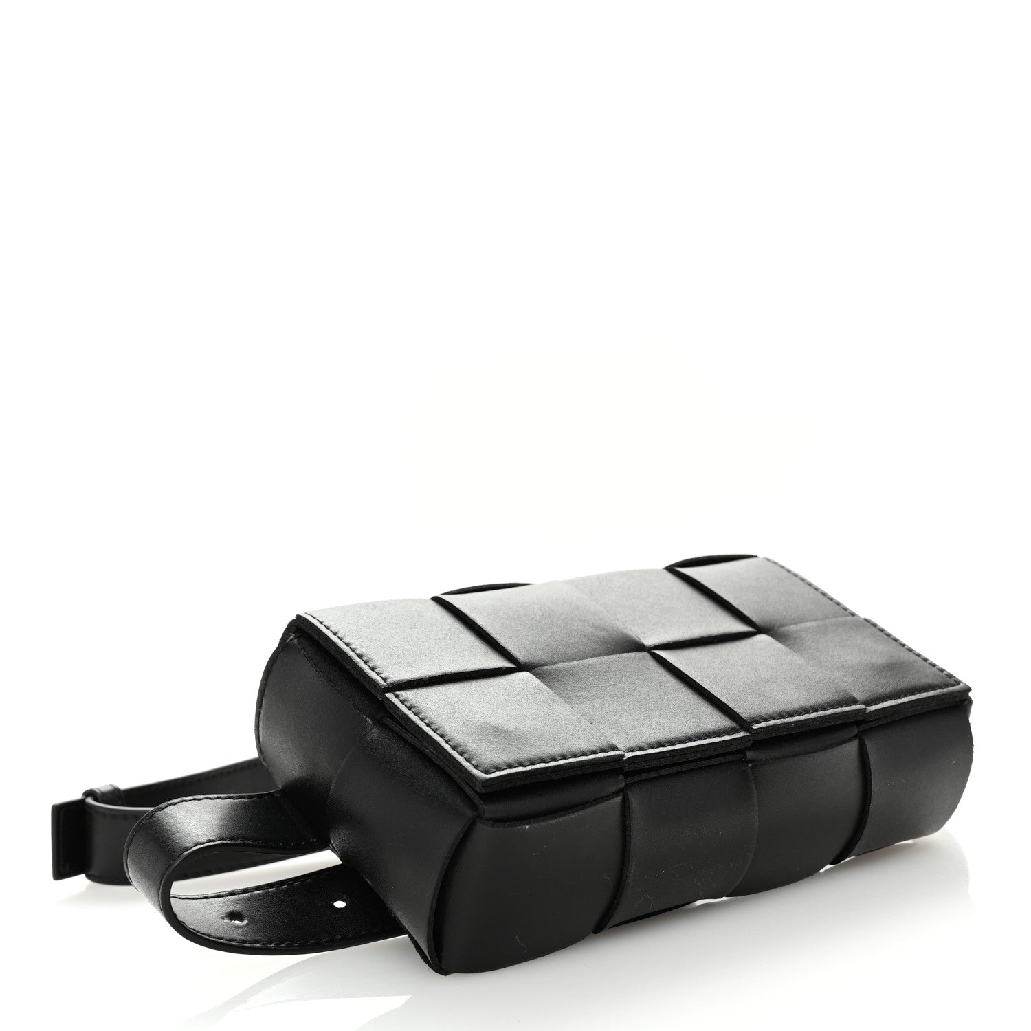 Bottega Veneta Nappa Maxi Intreccio The Belt Cassette Bag Black 4 of 9