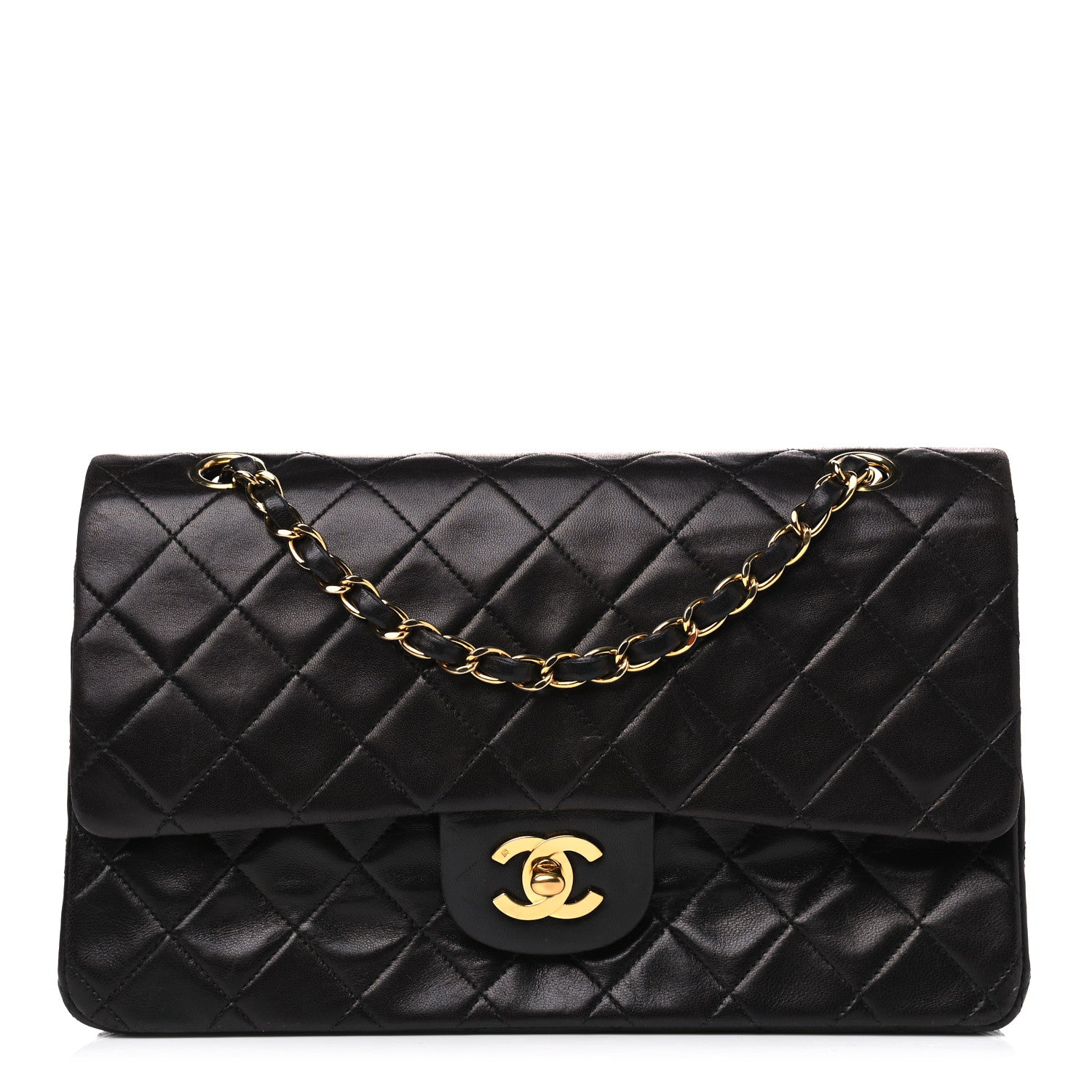 Chanel Lambskin Quilted Medium Double Flap Brown 1 of 11