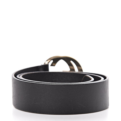 Gucci Calfskin Interlocking G Belt 90 36 Black 3 of 9