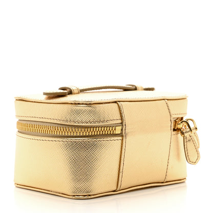 Prada Saffiano Beauty Case Platino 3 of 6