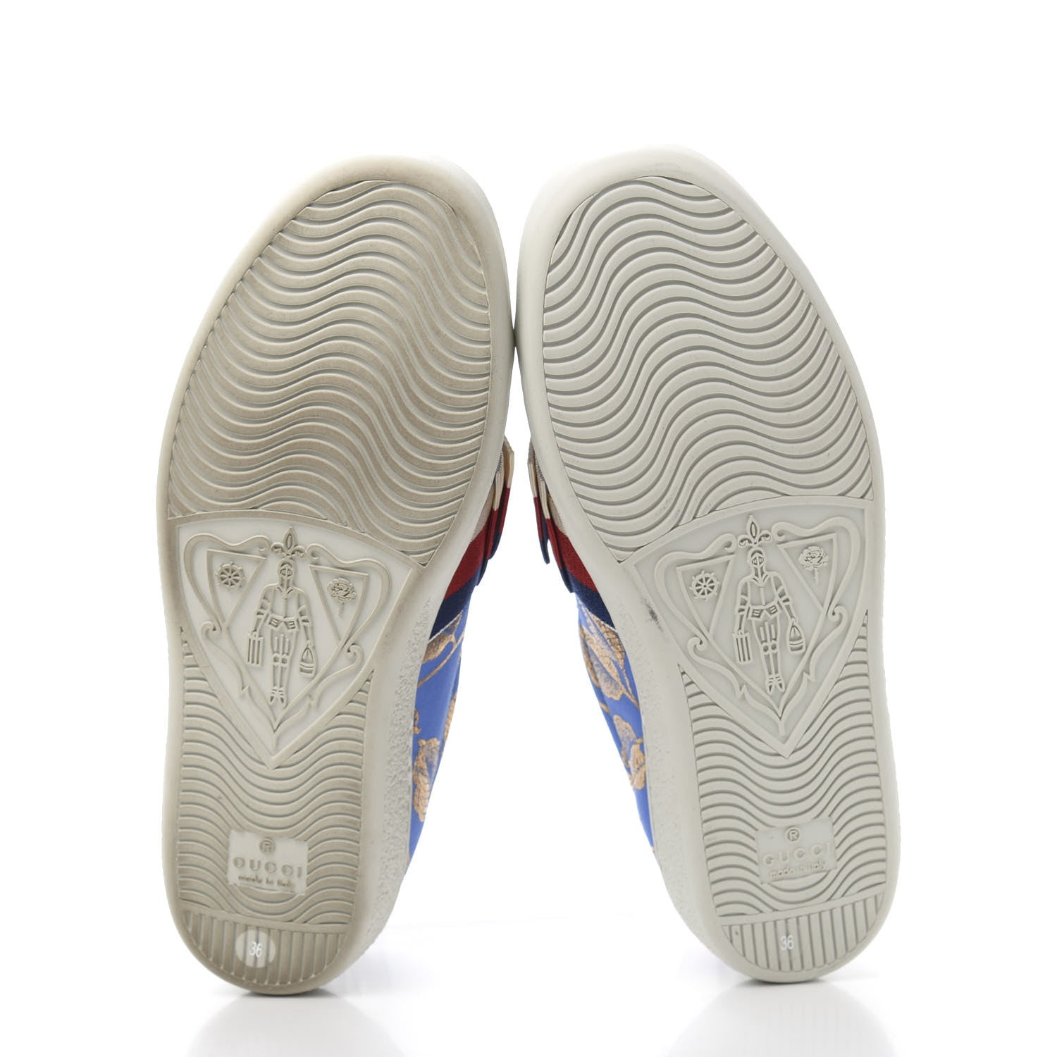 Gucci Lurex Jacquard Crystal Sylvie Web Branches Womens Ace Sneakers 36 Pervinca Gold 6 of 10