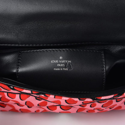 Louis Vuitton Canvas Patent Jungle Dots Malletage GO-14 PM Sugar Pink Poppy 6 of 7
