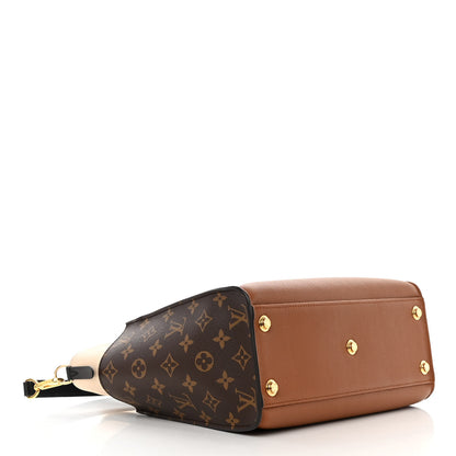 Louis Vuitton Calfskin Monogram On My Side MM Chataigne 4 of 11