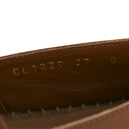 Christian Dior Lambskin Granville Espadrille 37 Golden Saddle 9 of 10