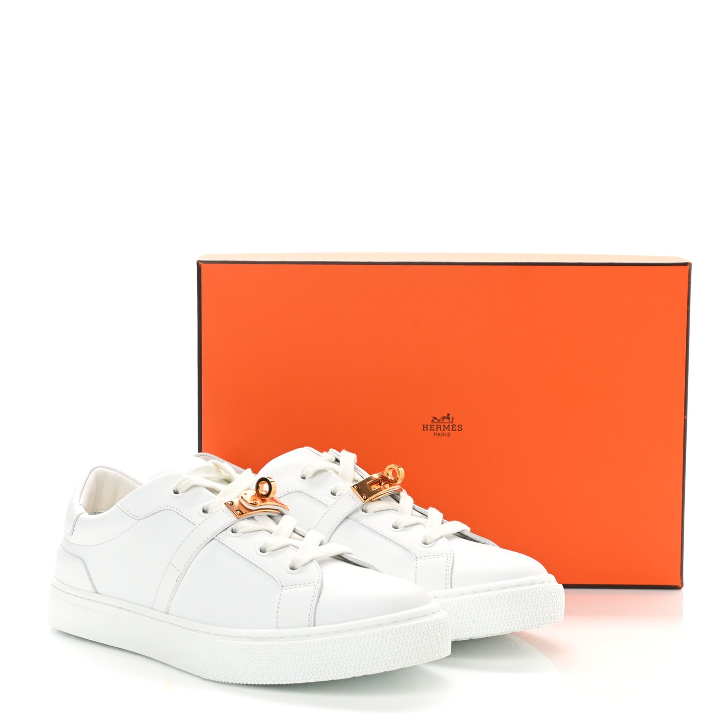 Calfskin Day Sneakers 38 White