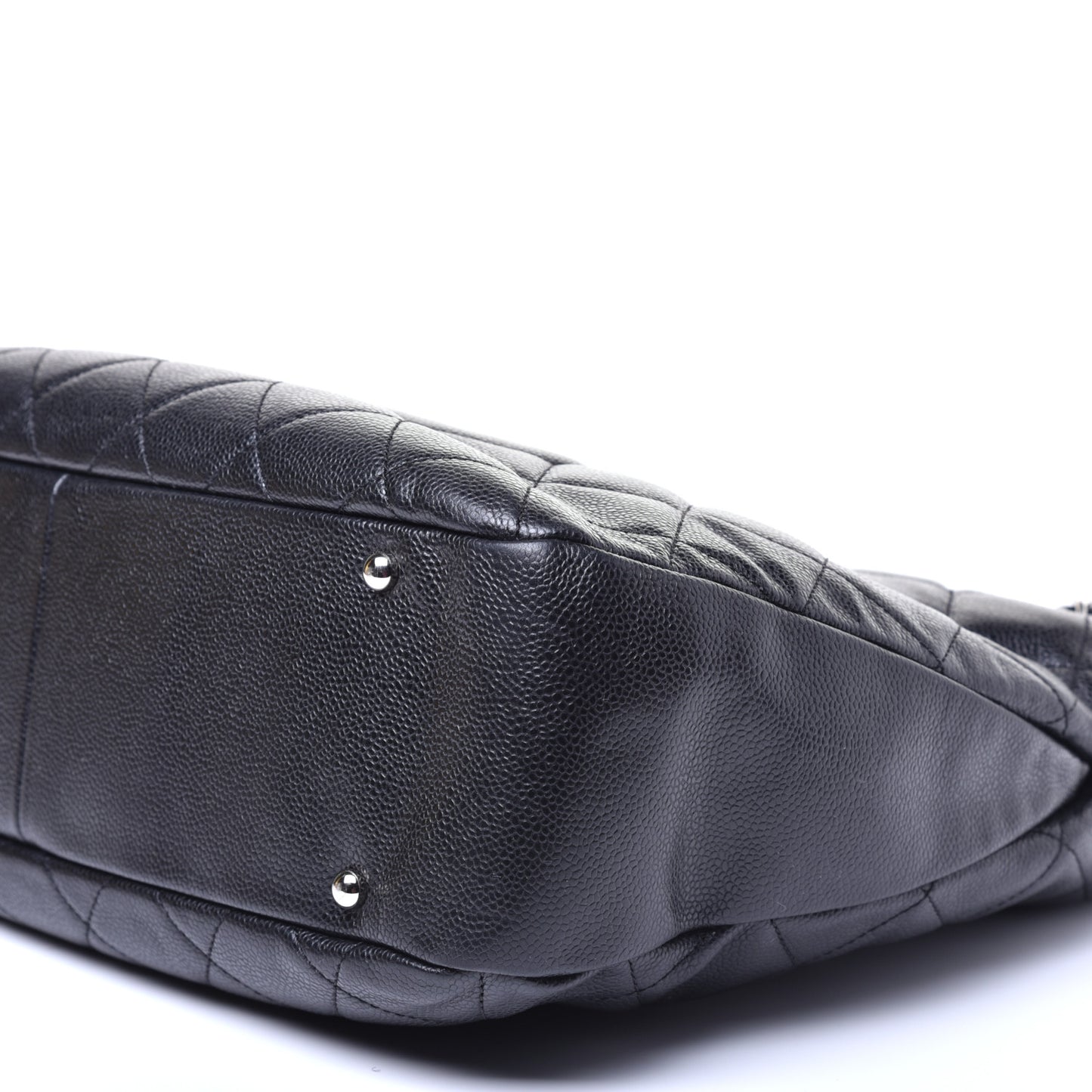 Caviar Quilted Timeless CC Soft Tote Black