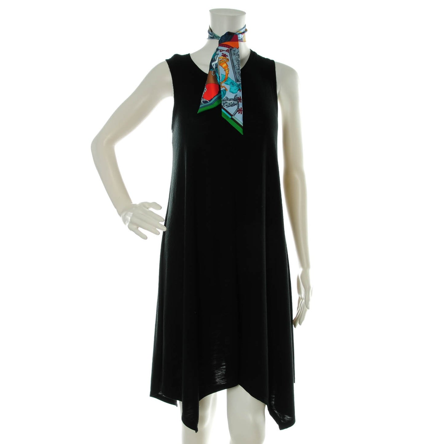 Silk Cavalleria D'Etriers Twilly Emeraude Orange Turquoise