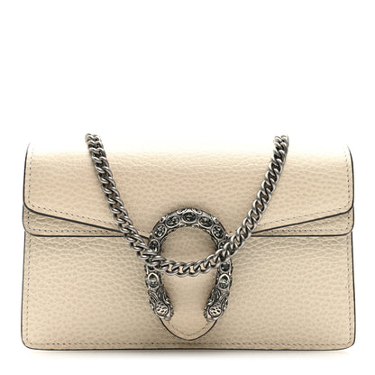 Gucci Dollar Calfskin Crystal Super Mini Dionysus Shoulder Bag Mystic White Black Diamond 1 of 10