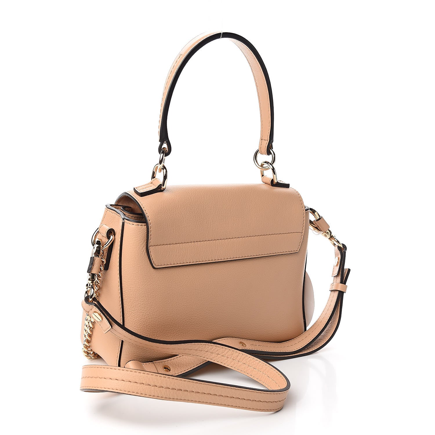 Chloe Calfskin Mini Faye Day Shoulder Bag Blush Nude 3 of 12