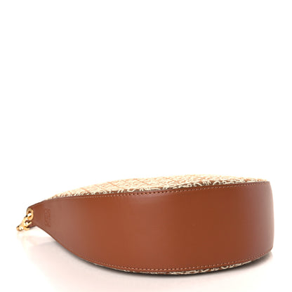 Loewe Jacquard Anagram Calfskin Luna Bag Tan 4 of 8