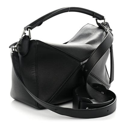 Loewe Calfskin Medium Puzzle Bag Black 2 of 11