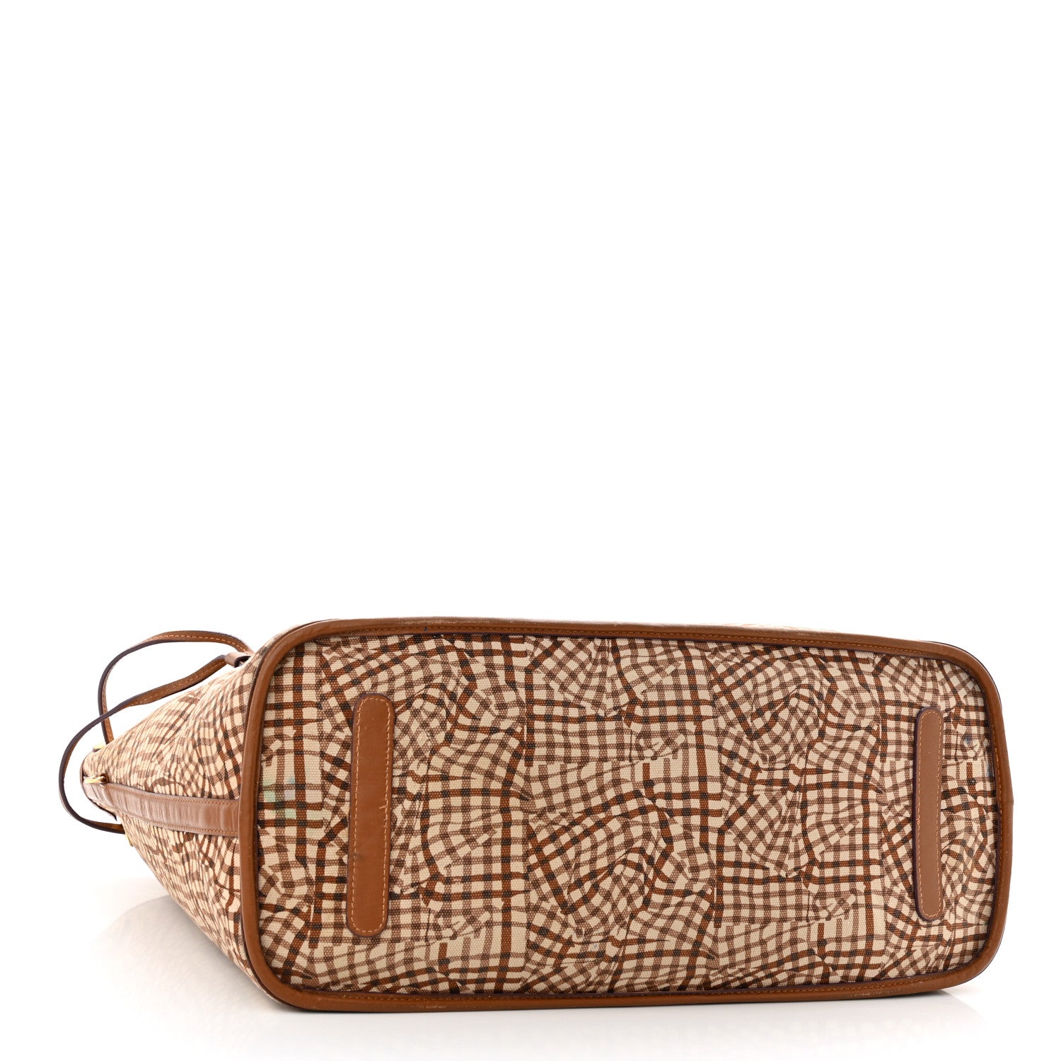 MCM Visetos Large Liz Reversible Shopper Tote Cognac 7 of 26