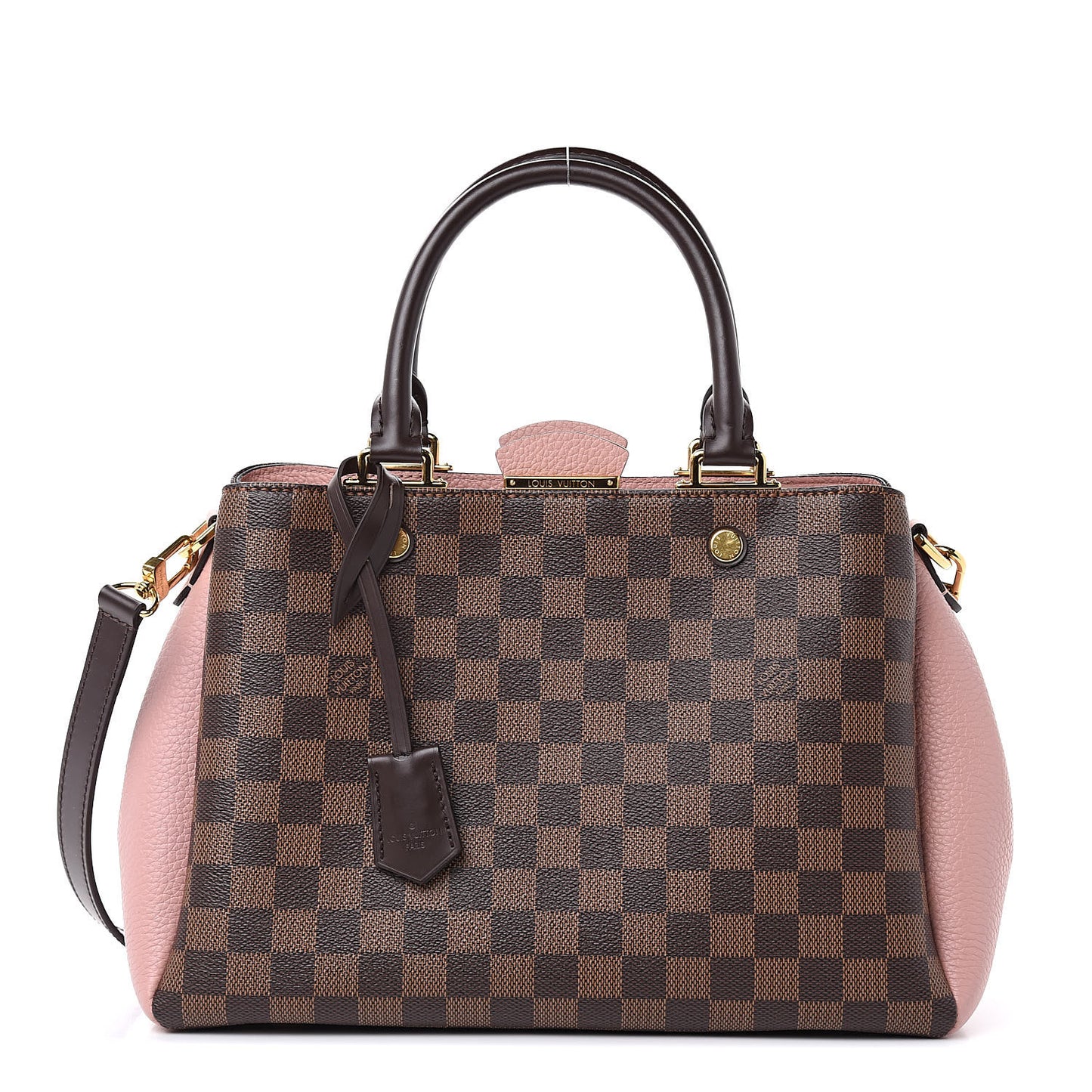 Damier Ebene Cuir Taurillon Brittany Magnolia