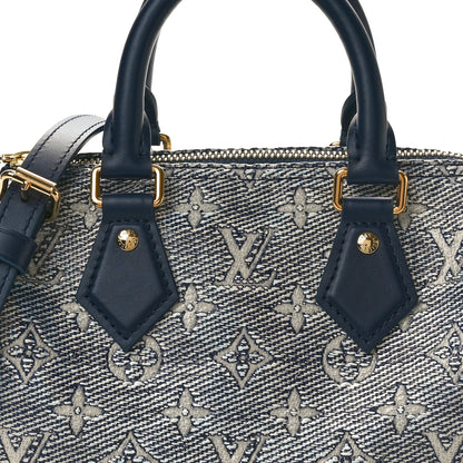 Louis Vuitton Monoglam Speedy Bandouliere 20 Blue 6 of 8