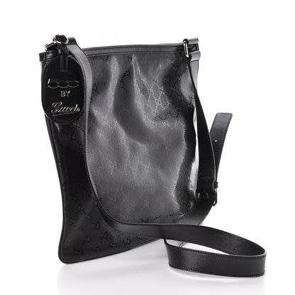 Gucci Imprime Monogram Web Medium 500 by Gucci Flat Messenger Bag Black 3 of 11