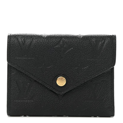 Louis Vuitton Empreinte Victorine Wallet Black 1 of 7