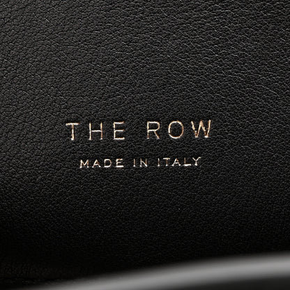 The Row Polished Saddle Calfskin Soft Margaux 10 Bag Black 6 of 9