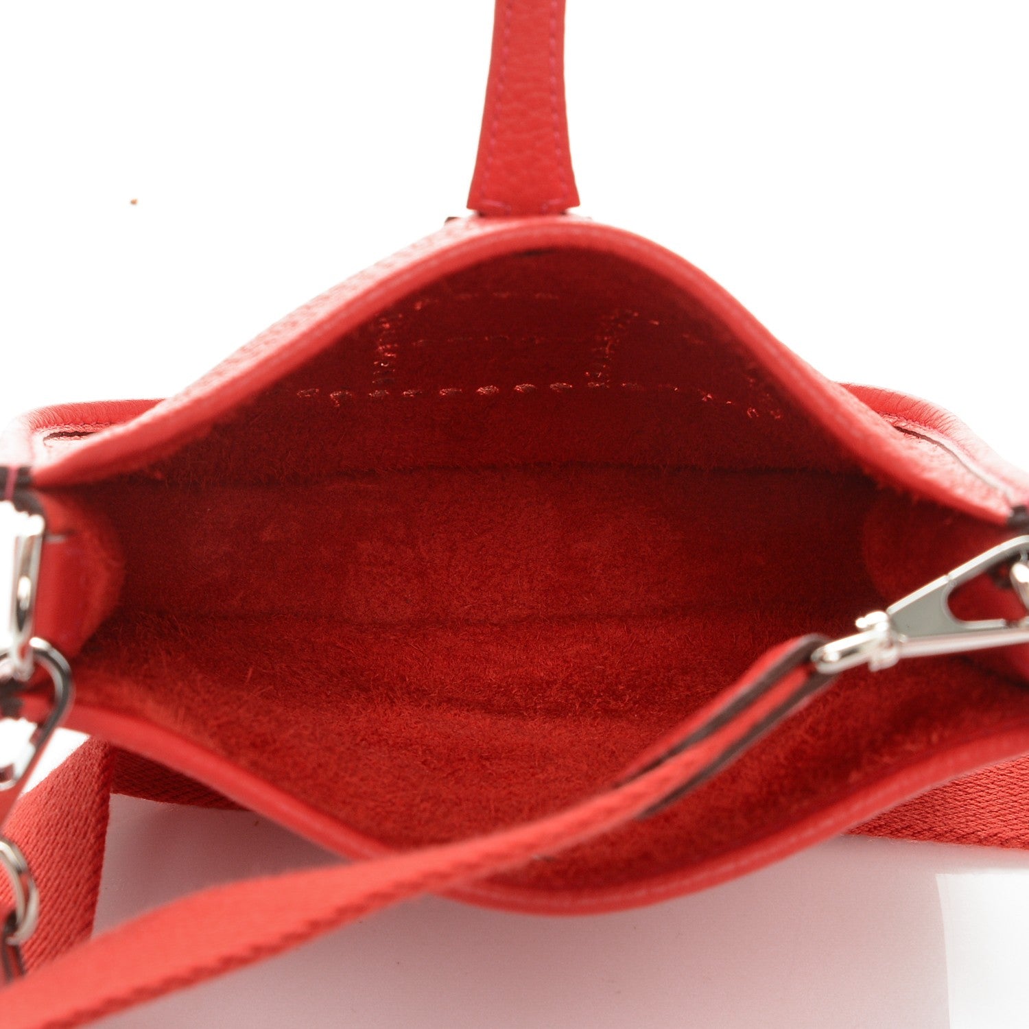 Hermes Taurillon Clemence Evelyne TPM Rouge Tomate 5 of 7