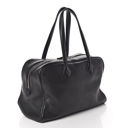 Hermes Taurillon Clemence Victoria II 35 Black 3 of 13